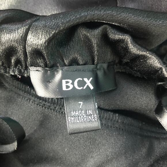 BCX Strapless Sequin Embellished Mini Black Dress - Picture 2 of 12